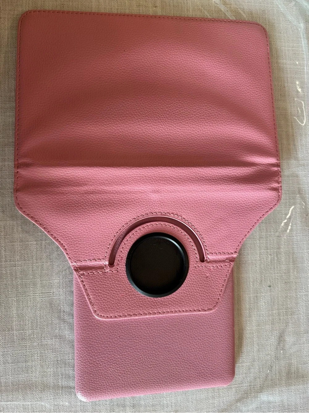 Amazon Rose Gold and Black Rotating Tablet Folio Case